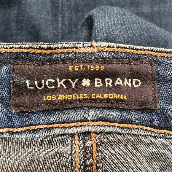 Lucky Brand Jeans Womens 4/27 Blue Hayden Skinny Medium Wash Stretch Denim 30x27 - Picture 5 of 11